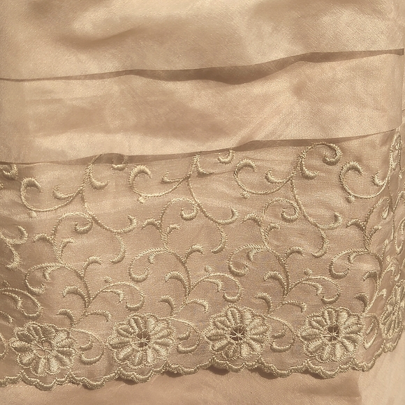 Vintage 1960s Nude Wiggle Dress Large - Picture 5 of 11